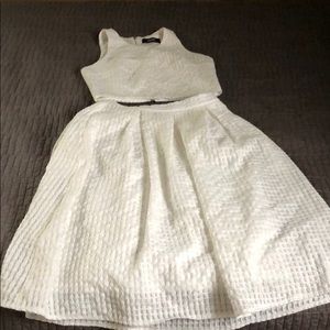 Crop top and skirt set